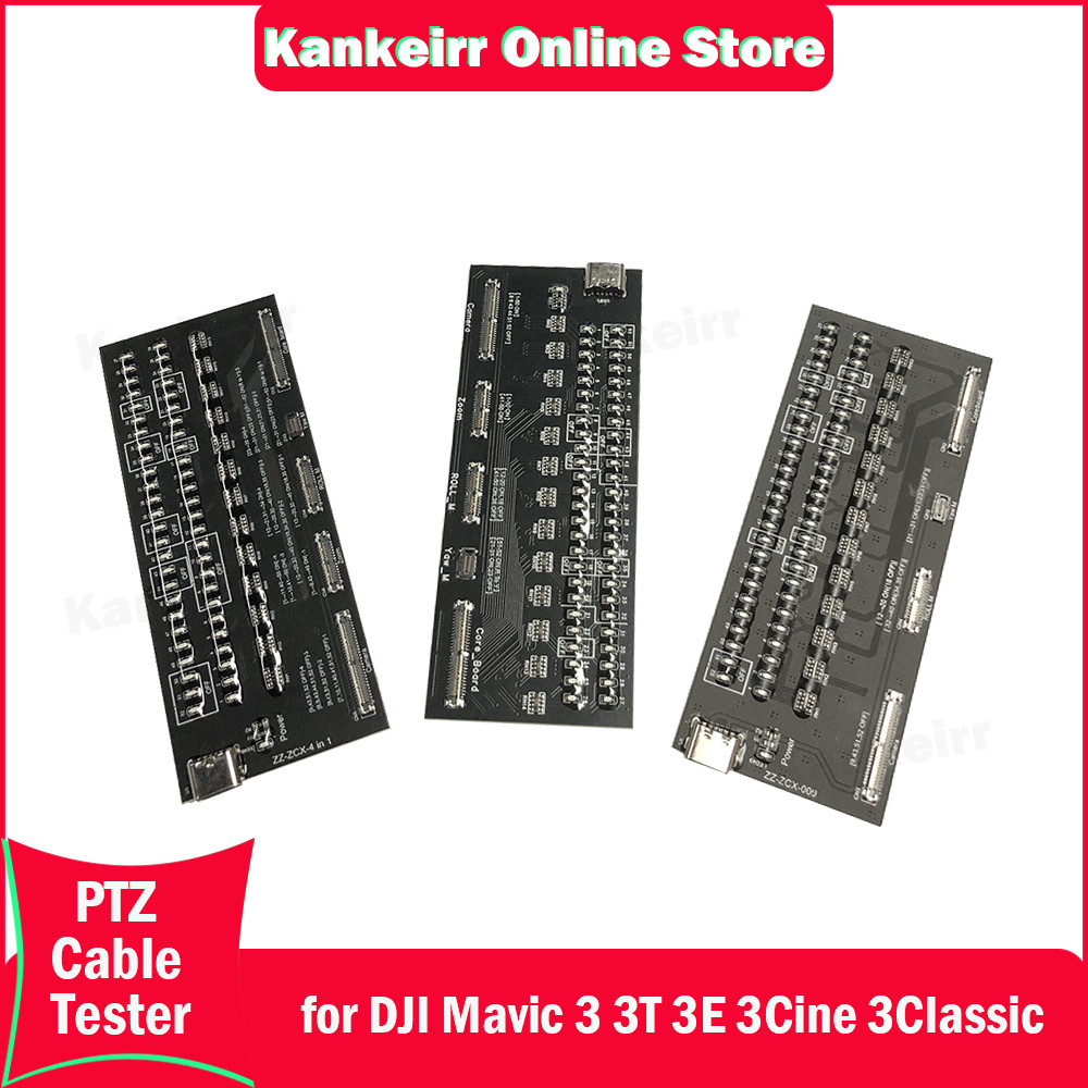

4IN1 Papan Uji Baru Gimbal PTZ Kabel Sinyal Uji untuk DJI Mavic 3 3T 3E 3Cine 3Classic 3Pro Deteksi