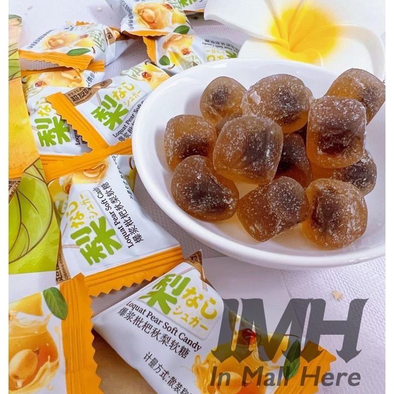 

Ready stok Terlaris [HALAL] ECER - Permen Loquat Pear Soft Candy yupi pelega tenggorokan permen lunak cina cemilan china throat yup pir IMH 008 Termurah