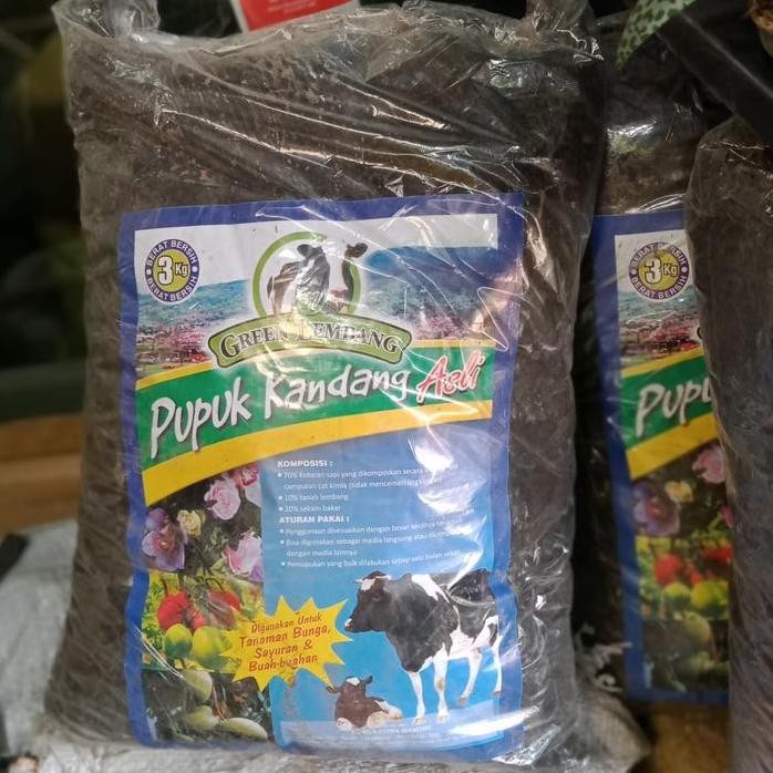 

Terlaris Media Tanam Pupuk Kandang Asli Green Lembang 3Kg