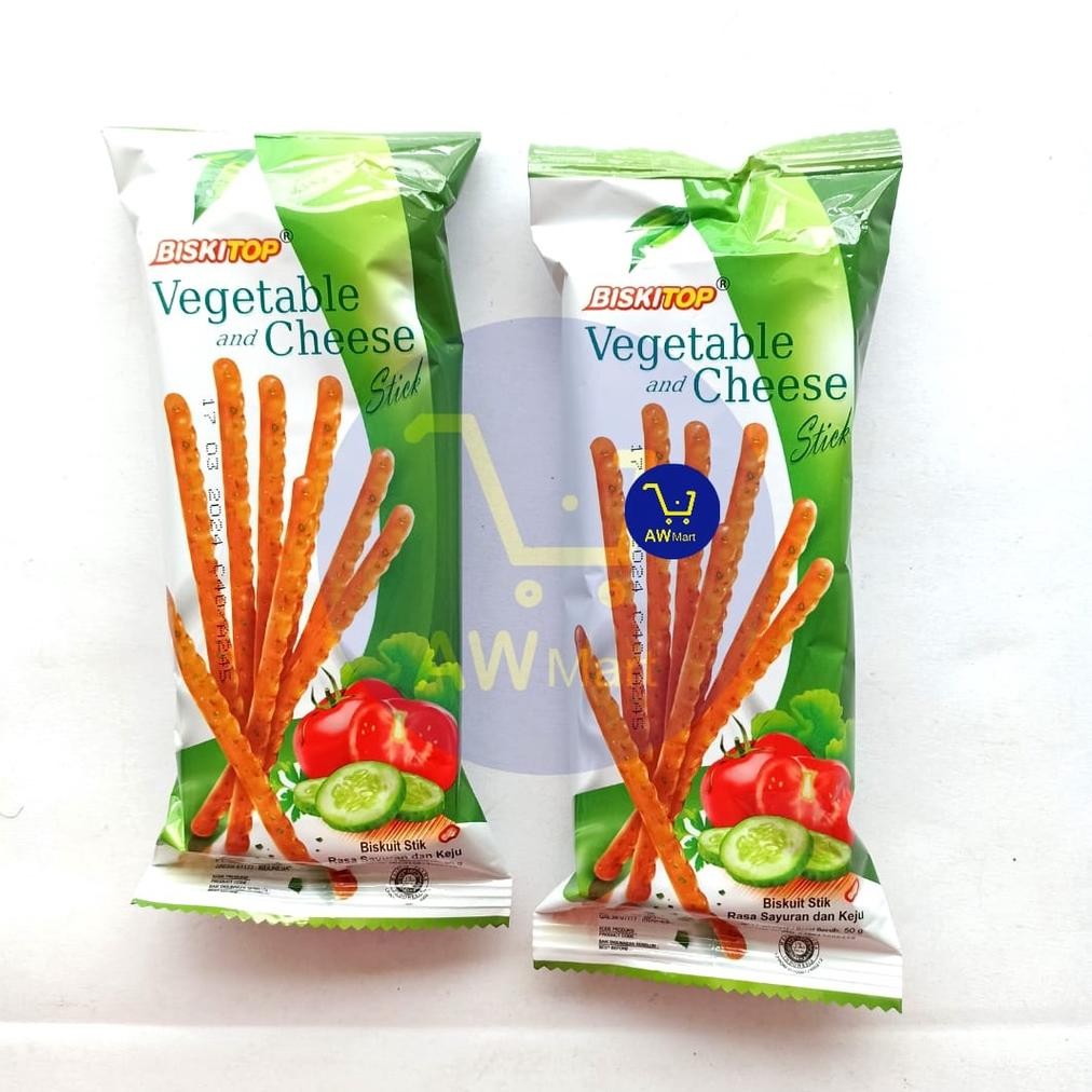 

Ready stok Terlaris BISKITOP VEGETABLE AND CHEESE STICK 50 GRAM - BISKUIT STIK RASA SAYURAN DAN KEJU 50 GRAM Termurah