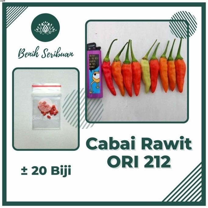 20 Cabe Rit ORI 212 Buah Jumbo Bibit Cabai Rit Merah POLIBAG