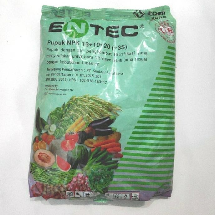 

Terlaris Entec Pupuk Npk 13+10+20 (+3S)