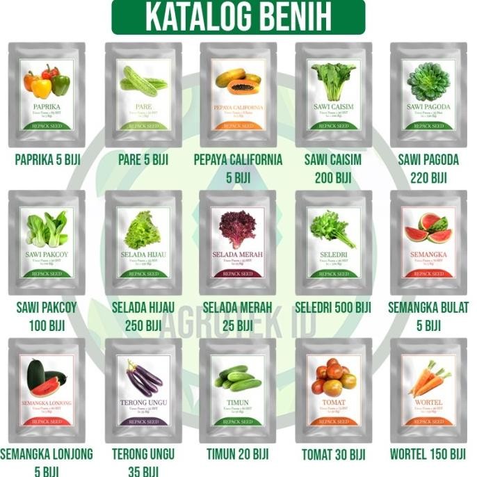 

Terlaris New Paket Benih Sayur Dan Buah 10 Macam Bonus Pupuk Npk Dan Pupuk Kandang Kambing Terlaris