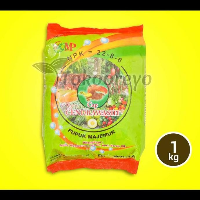 

Terlaris Pupuk Cmp Cendrawasih Npk 22 8 6 Isi 1 Kg Kemasan Pabrik