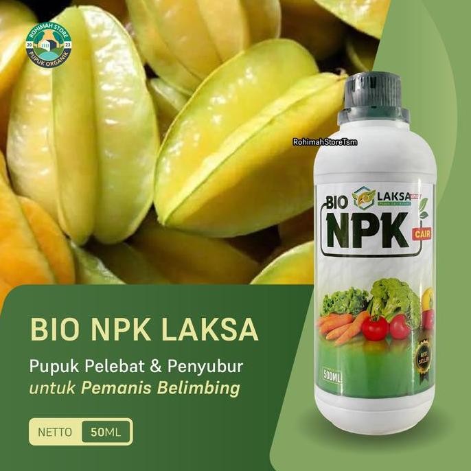 

Terlaris Npk Laksa 500Ml Pupuk Cair Penutrisi Buah Belimbing - Pupuk Npk Pelebat Penyubur Tanaman Belimbing Buah Besar Dan Lebat