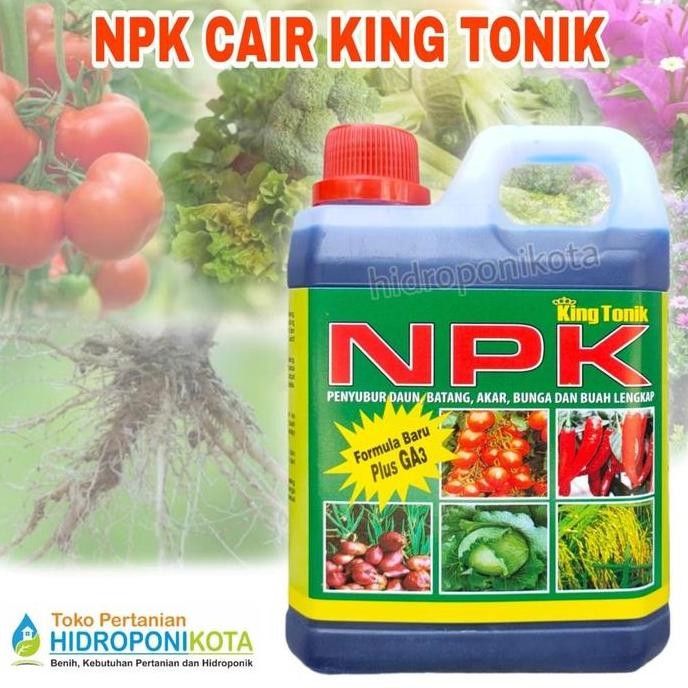 

Terlaris Pupuk Npk Cair King Tonik 1 Liter - Pupuk Daun - Pupuk Tanaman