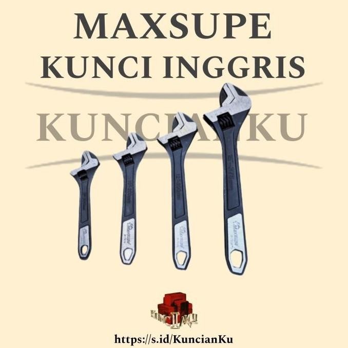 Diskon Kunci Inggris 10 Inch Maxsupe Kunci Inggris Hitam Kunci Inggris Besar Tekiro Tools Roda
