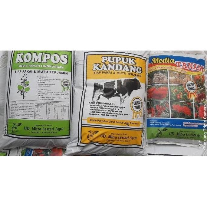 

Terlaris Media Tanam Tanah Subur Pupuk Kandang Pupuk Kompos Per 1 Karung