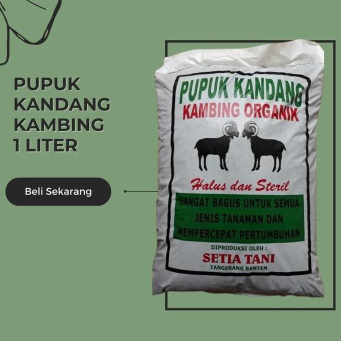 

Terlaris Pupuk Kandang Kambing Organik Halus Dan Steril Siap Pakai