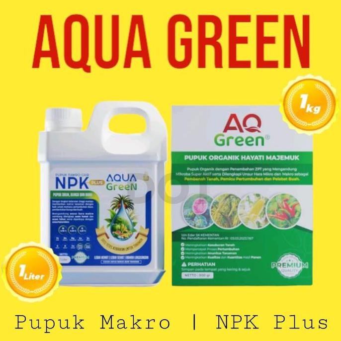 

Terlaris Paket Npk Aqua Gren + Pupuk Aq Green |Aq Green Paket Pupuk Siap Pakai Tanpa Fermentasi | Pupuk Karet Sawit Perbaiki Tanaman Perbanyak Hasil Panen Bunga Pupuk Aqgreen