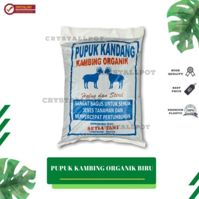 

Terlaris Pupuk Kandang Kambing Biru Organik Halus Dan Steril - Kambing Kemasan Biru