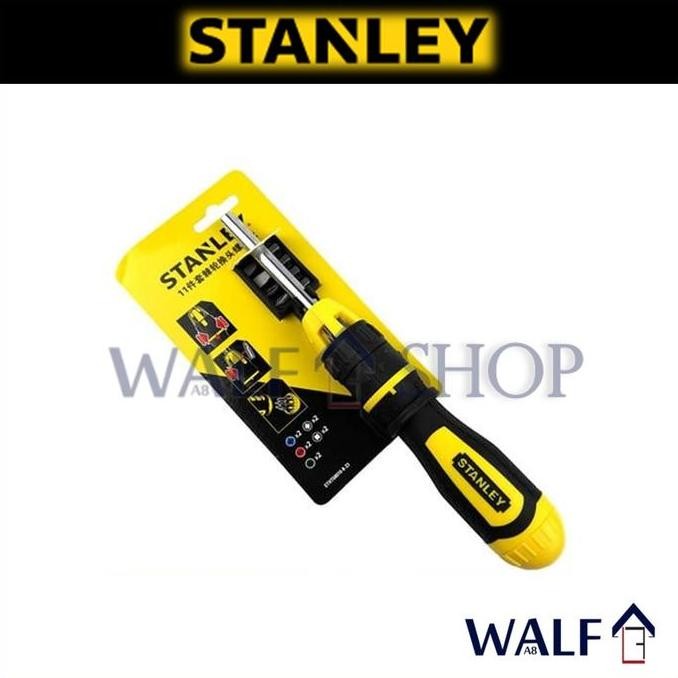 Terjangkau Stanley 10Pcs Racheting Multi Bit Screwdriver Stht68010-8