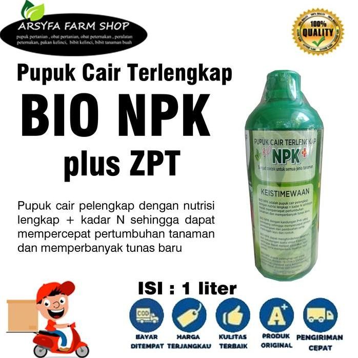 

Terlaris Pupuk Cair Bio Npk Plus Zpt 1 Liter