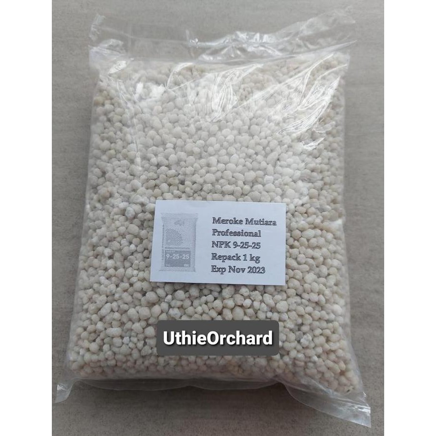

Terlaris Meroke - Mutiara Professional Pupuk Npk 9-25-25 Repack 1 Kg
