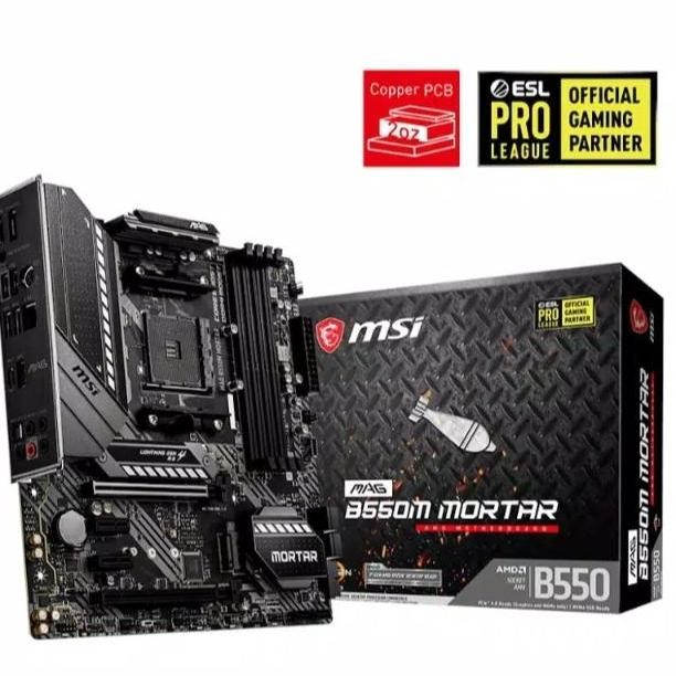 BEBAS ONGKIR - Motherboard MSI MAG B550M MORTAR