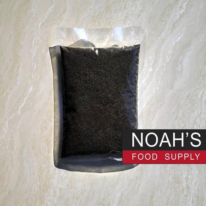 

Terlaris Tepung Wijen Hitam Black Sesame Powder 250G Bubuk Wijen Hitam 250 G