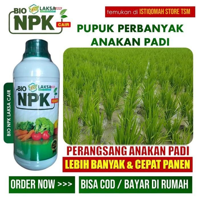 

Terlaris Rahasia Padi Subur & Perbanyak Anakan Padi Bio Npk Laksa 500 Ml Percepat Panen, Hasil Maksimal!