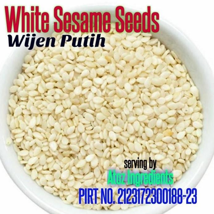 

Terlaris White Sesame Seed 35Gram/ Wijen Putih 35Gram