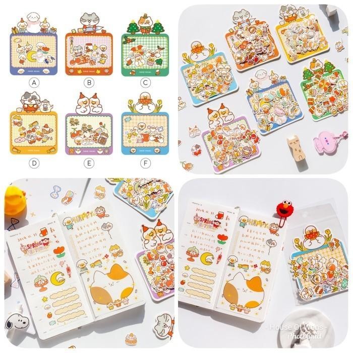 

Happy Warm Season Flakes Stickers Set - Sticker Anak Lucu
