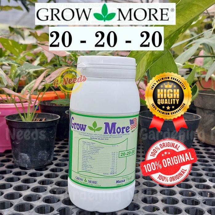 

Terlaris Pupuk Grow More 20-20-20 Npk 454 Gr (Growmore)