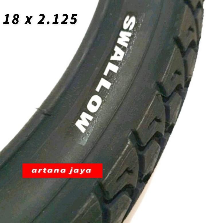 Ready Ban Sepeda 18 X 2.125 Swallow Luar Dalam Untuk Sepeda