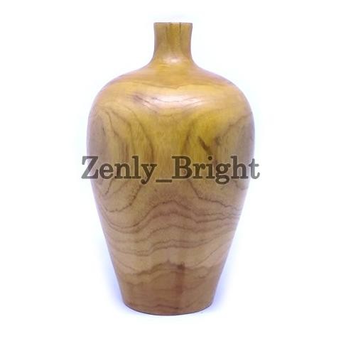Vas Kayu Jati Guci A Diameter 8Cm  Tinggi 24 | Amerta Living Premium