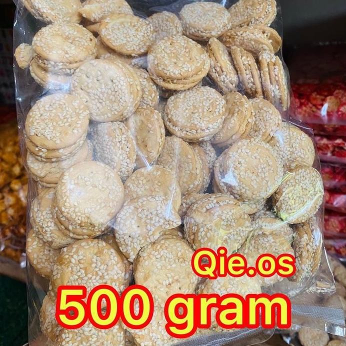 

Terlaris Biskuit Wijen Rasa Manis 250 G || 500 Gr Food Snack Makanan Kering Cemilan