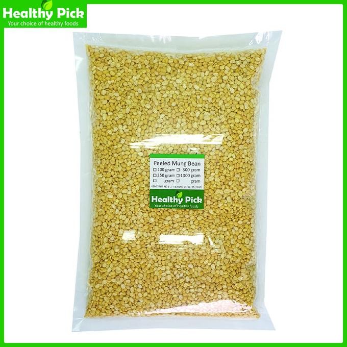 

Terlaris Kacang Hijau Organik Kupas 1 Kg Peeled Mung Beans