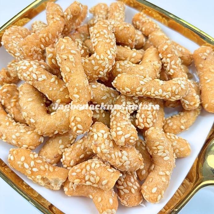 

Terlaris Cemilan Jadoel Ciput Wijen 100Gr Full Wijen Ketan Manis