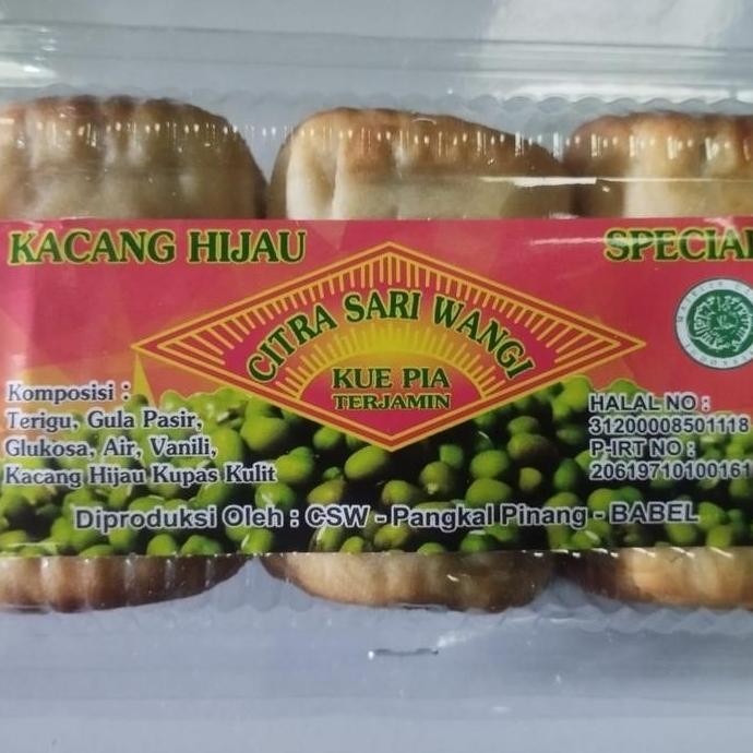 

Terlaris Kue Pia Kacang Hijau / Merah Citra Sari Wangi