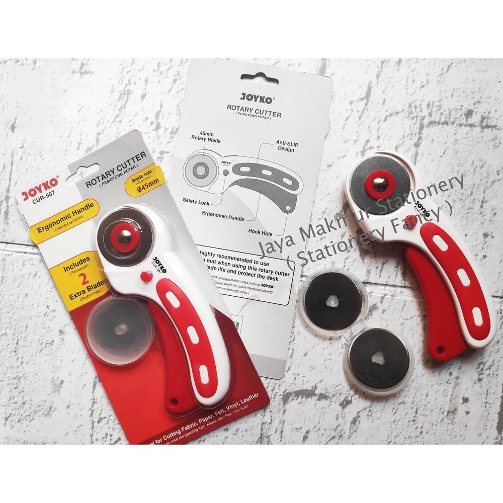 

NEW!!! NEW!!! Pemotong Kain/ Rotary Cutter Joyko CUR-507
