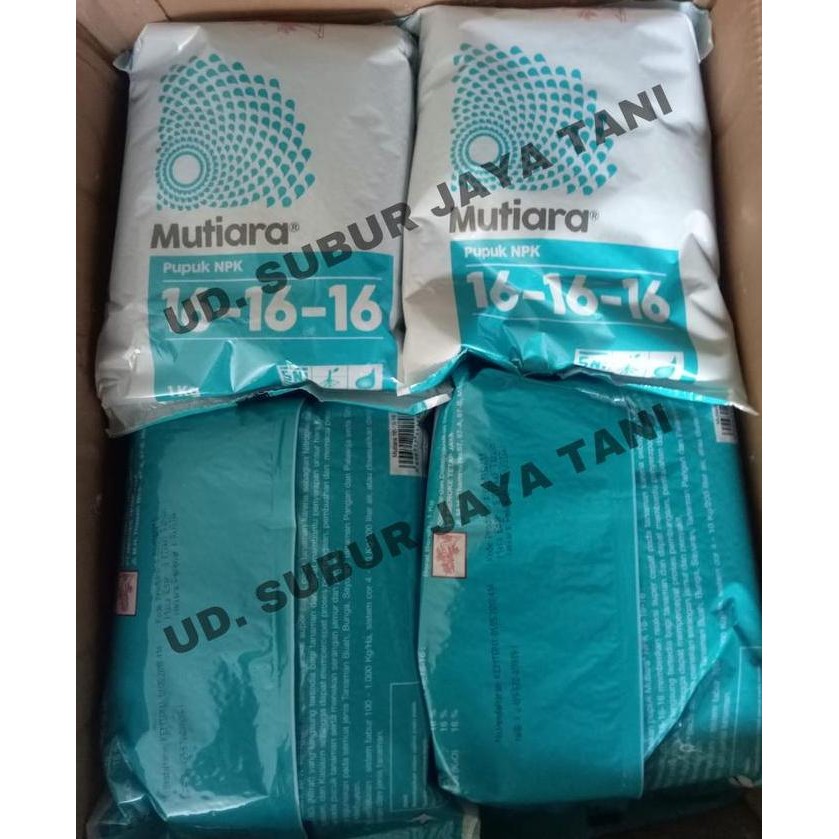 

Terlaris Pupuk Npk Mutiara 16-16-16 1Kg Kemasan Pabrik