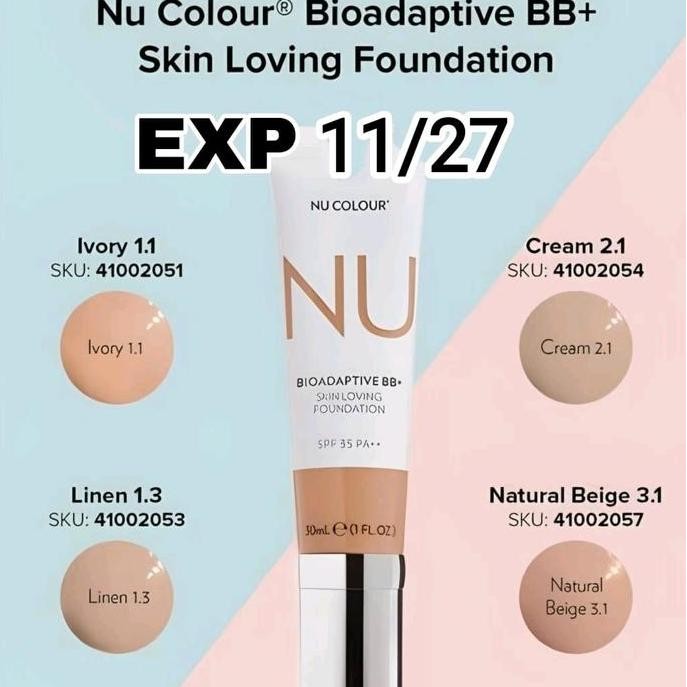 TERLARIS - NU COLOUR Bioadaptive BB+ Skin Loving Foundation - NU Color