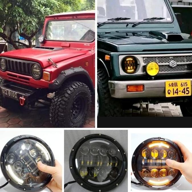 New Daymaker 120watt jeep jimny katana taft hartop cj7 corolla KE 7inch