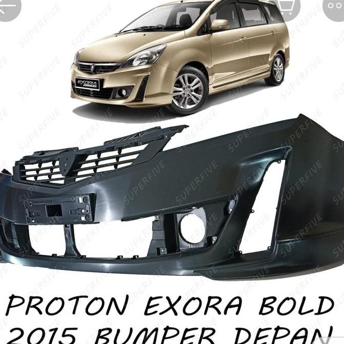New Bemper Depan Proton Exora Facelift CPS Bold Prime CFE Baru Plastik ABS