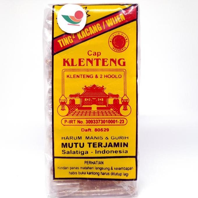 

Terlaris Klenteng & 2 Hoolo Ting Kacang Wijen 600Gr | Enting Kotak Gepeng
