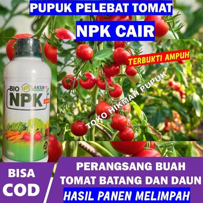 

Terlaris Pupuk Npk Perbanyak Tomat - 500 Ml Panen Tomat Lebih Berbobot Dan Besar, Pupuk Npk Cair Paling Ampuh Tinggal Semprot Tomat Langsung Lebat Dan Berat - Pupuk Semprot Organik Terbaik Pelebat Tomat Hasil Panen Melimpah 100% Original