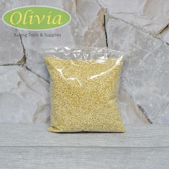 

Terlaris Wijen Putih White Sesame/ Biji Wijen 100Gr Repack