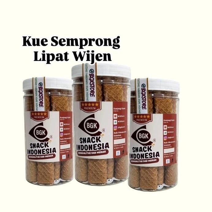 

Terlaris Kue Semprong Lipat Wijen Manis