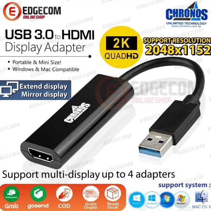 TERLARIS - USB 3.0 to HDMI Display Adapter Chronos