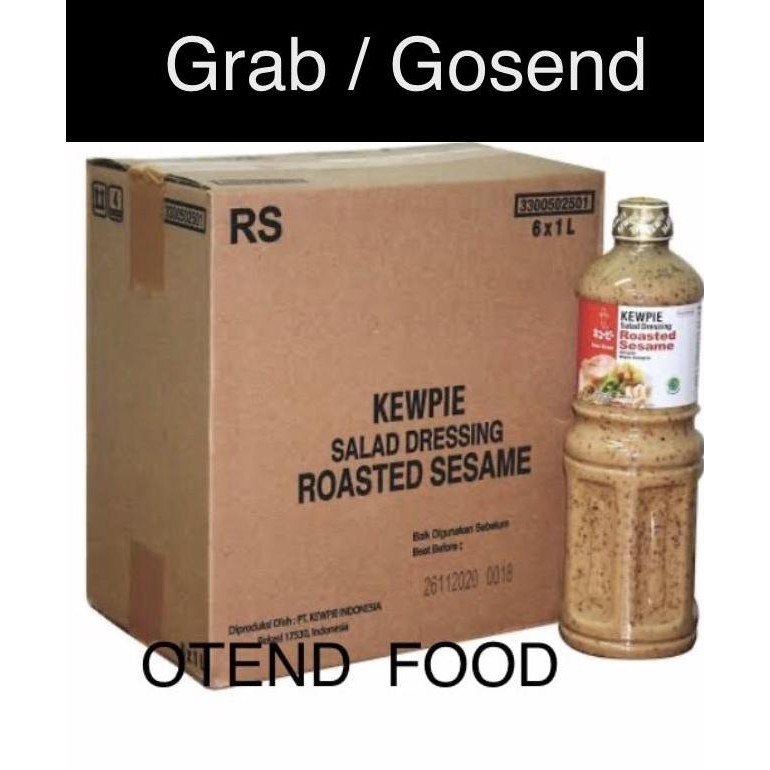 

Terlaris Kewpie Roasted Wijen Sangrai 1 Liter / 1 Carton - 6 Pcs