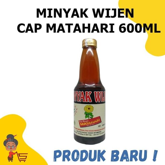 Terlaris Minyak Wijen Cap Matahari 600Ml / Minyak Wijen Cap Matahari
