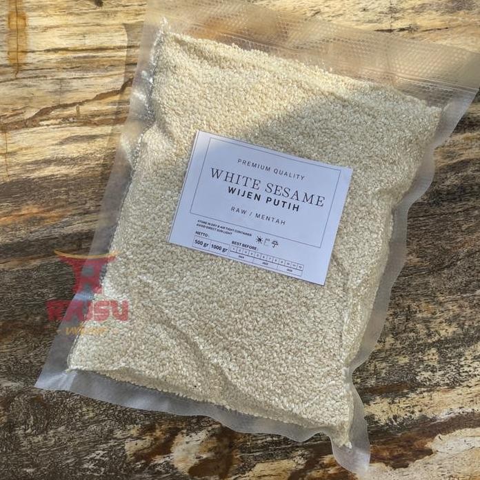 

Terlaris Biji Wijen Putih Mentah 1Kg Raw White Sesame Seed Premium Import Raisu Urban