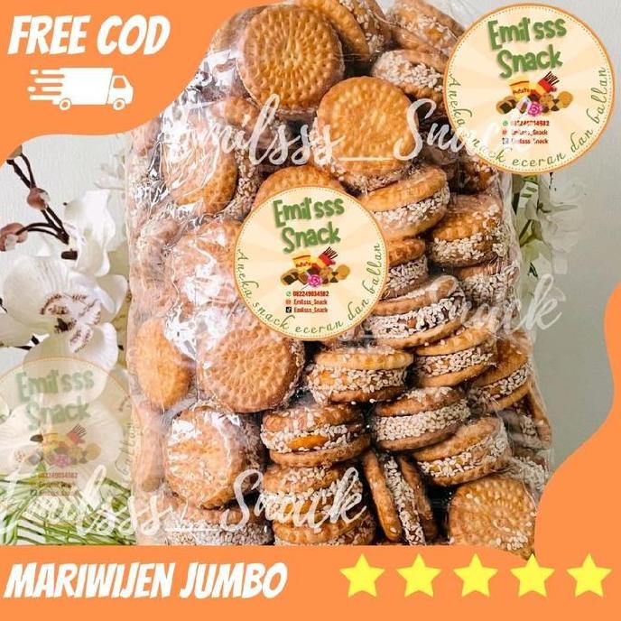 

Terlaris Biskuit Marie Wijen Jumbo Berat 500 Gram Manis Enak Halal