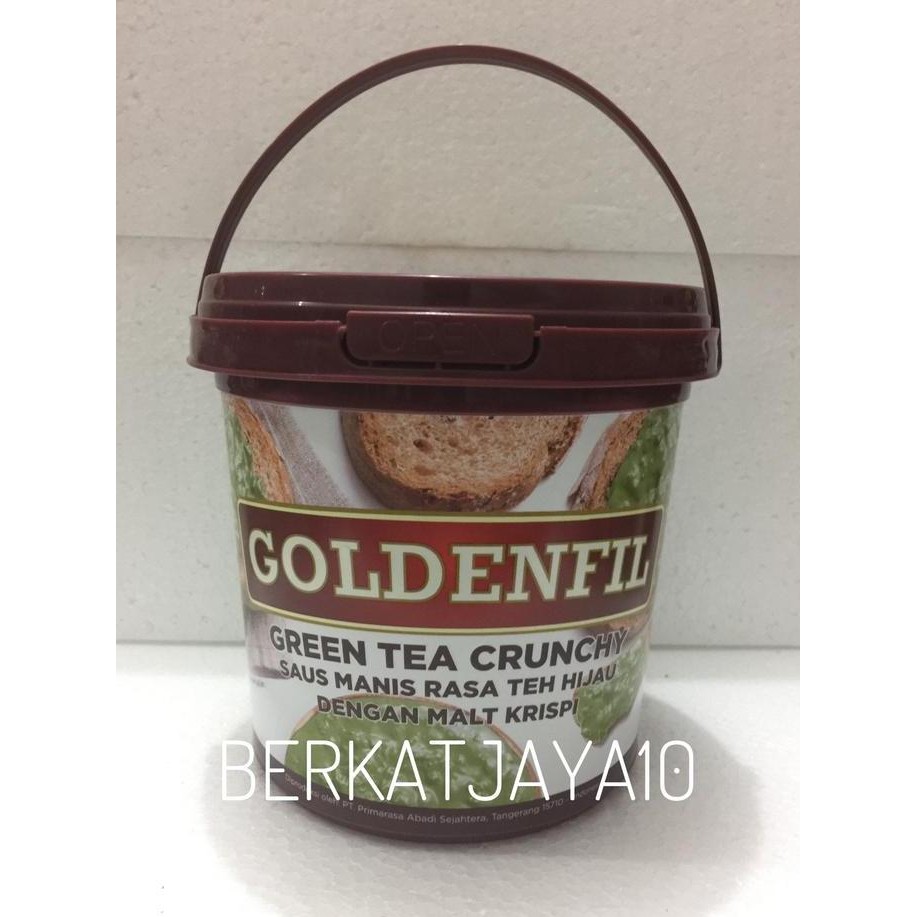 

Produk Baru!! Goldenfil Green Tea Crunchy Selai Teh Hijau Krispi 1 kg