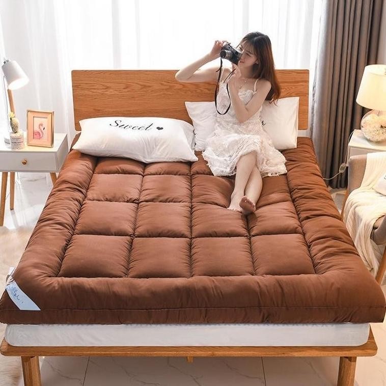 Kasur gender Kasur lantai Tebal5cm Lebih Nyaman Tebal kasur gender bulu tebal uk 120/160/180*200xm