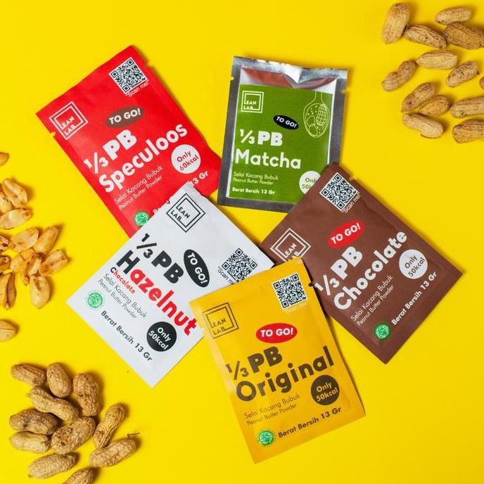 

Produk Baru!! Lean Lab PB2Go Smart Pack 15 x 13gr Selai Cokelat, Speculoos, Hazelnut, Matcha Rendah Kalori untuk Gaya Hidup Sehat