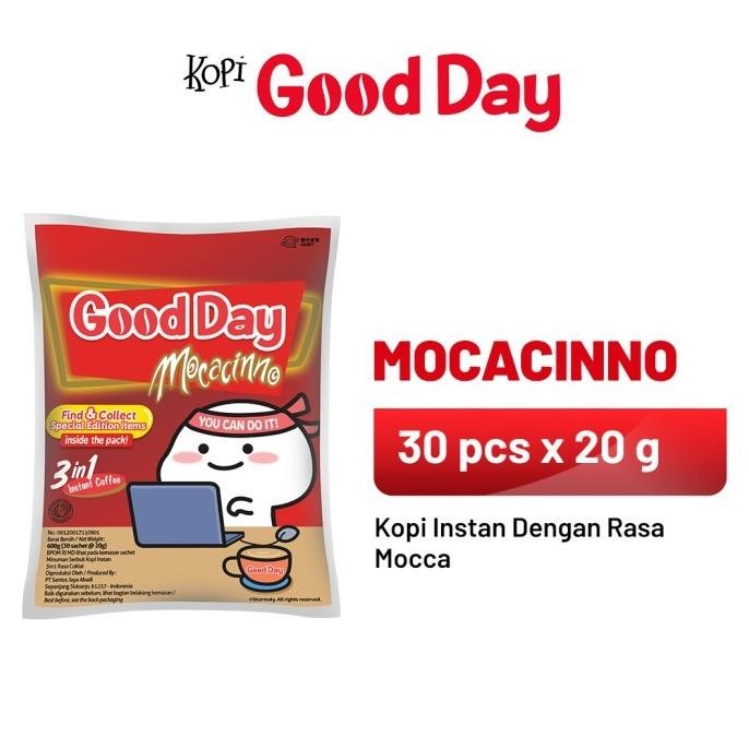 

Produk Baru!! GOOD DAY KOPI MOCCACINO KEMASAN 30'S