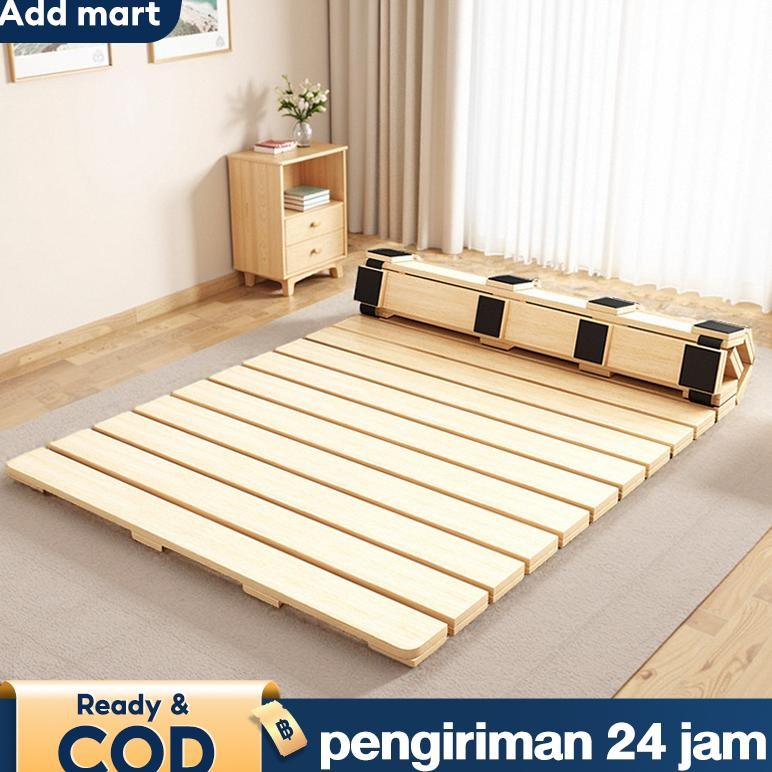 Dipan Tempat Tidur Tatakan Kasur 180x200 Dipan Kasur 160x200 Tatami Kayu Solid Tempat Tidur Palet Ka