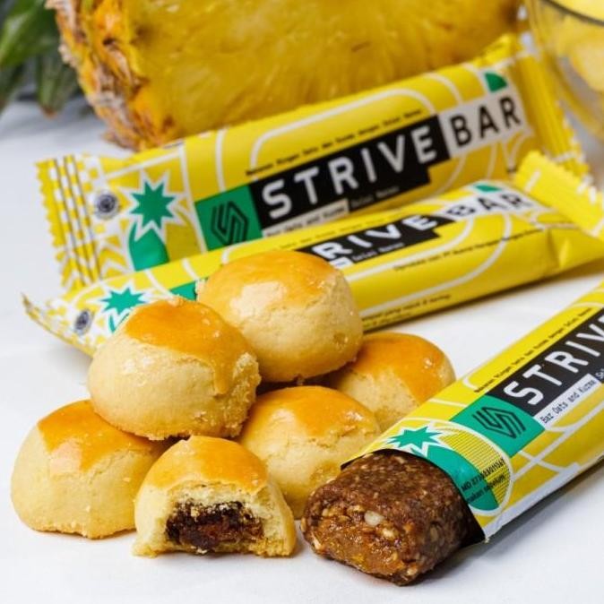 

Produk Baru!! STRIVE BITE SELAI NANAS NASTAR ENERGY BAR 1BOX ISI 5PCS